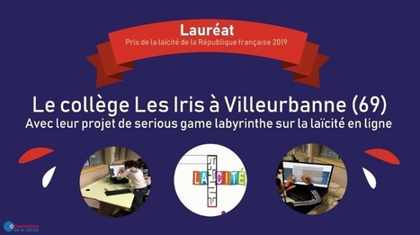Le Prix de la laïcité de la République française 2019 est attribué aux élèves des classes de 4ème du collège Les Iris à Villeurbanne (69) | Labo Cités - L'actualité de la politique de la ville en Auvergne-Rhône-Alpes | Scoop.it