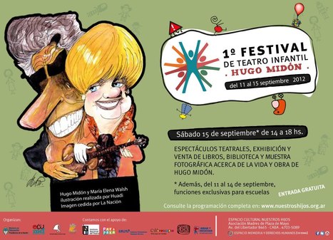 Del 11 al 15 de septiembre: Primer Festival de Teatro Infantil Hugo Midón (CABA) | Bibliotecas Escolares Argentinas | Scoop.it