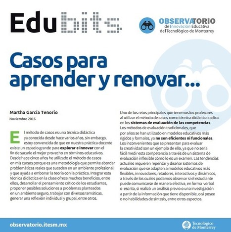 Edubits Casos para aprender y renovar... | E-Learning-Inclusivo (Mashup) | Scoop.it