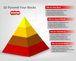 Free 3d Pyramid Four Blocks PowerPoint Template - Free PowerPoint Templates - SlideHunter.com | Free Business PowerPoint Templates | Scoop.it