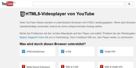 Flash adé: Youtube erklärt HTML5-Player zum Standard | Social Media and its influence | Scoop.it