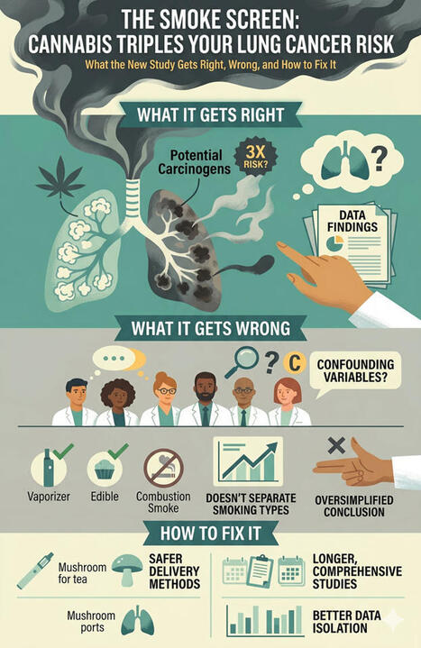 The Smoke Screen : Cannabis Triples Your Lung Cancer Risk - What the New Study Gets Right, Wrong, and How to Fix It | Cannabis.Net | Scoop.it