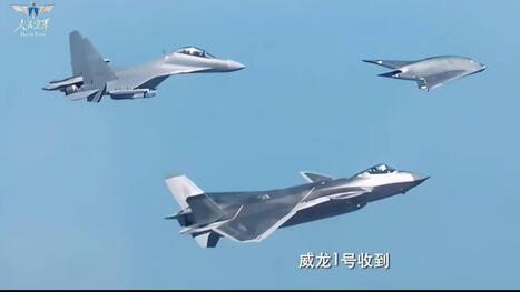 China Shows GJ-11 UCAV Flying with J-20 in First Public Clip | DEFENSE NEWS | Scoop.it