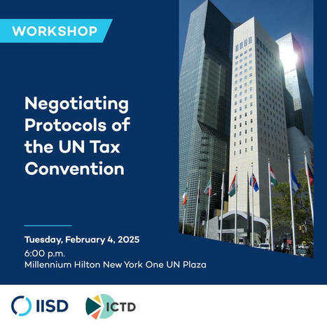 Workshop | Negotiating Protocols of the UN Tax Convention | BIOECONOMY, Climate-Nature-Finance, Financial Reforms, Economic Reforms, Tax Reforms | Scoop.it