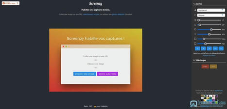 Screenzy : un outil en ligne pour embellir facilement vos images et captures d'écran | gpmt | Scoop.it