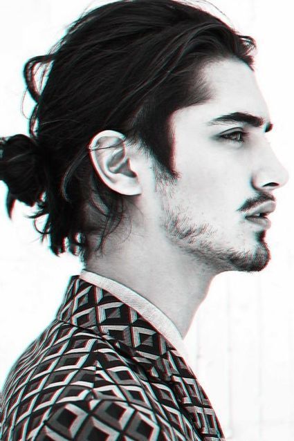 Long Hairstyles For Men With Thick Hair In Graphic Design Scoop It