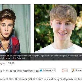 Il dépense plus de 70.000 euros en chirurgie esthétique pour ressembler à… Justin Bieber! | Mais n'importe quoi ! | Scoop.it