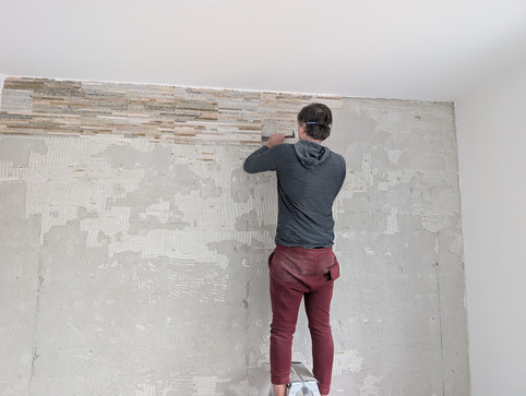 How I Removed a Stone Wall and Transformed It into a Smooth, Fresh Finish | Garden Plans | Scoop.it