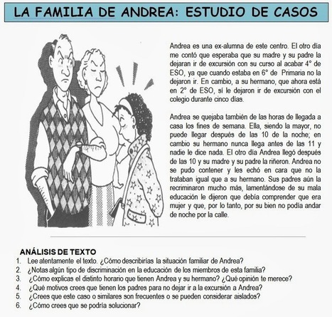 "La familia de Andrea" - Educando para la igualdad. Actividad de tutoría | Educación, TIC y ecología | Scoop.it
