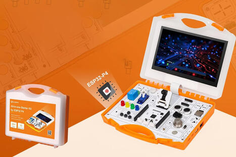 ESP32-P4 learning and prototyping kit features 7-inch touchscreen, comes with 16 modules and AI lessons - CNX Software | Embedded Systems News | Scoop.it