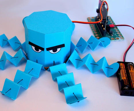 Robotic Paper Octopus (with Micro:bit) : 24 Steps (with Pictures) | tecno4 | Scoop.it