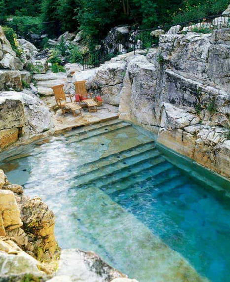 Beautiful Pool In A Limestone Quarry | 1001 Gardens ideas ! | Scoop.it