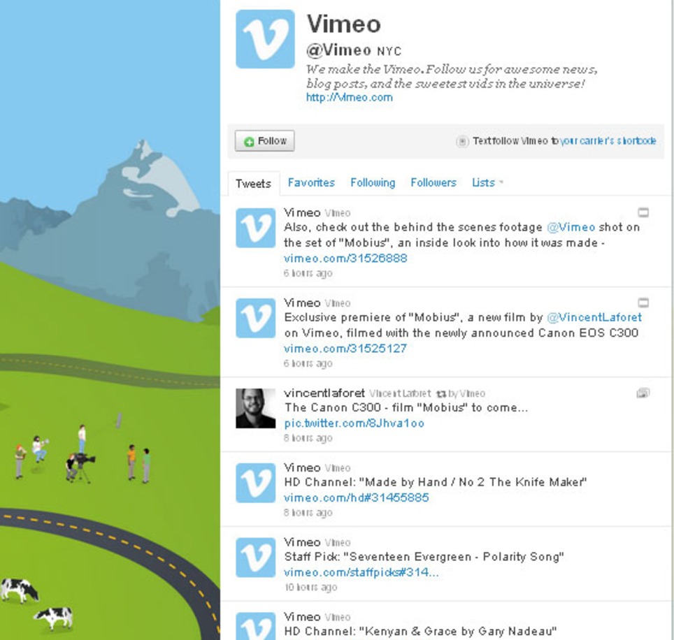 45 Fabulous Examples Of Illustrated Twitter Backgrounds | WebsiteDesign | Scoop.it