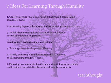 Humility Is An Interesting Starting Point For Learning | Bullying | Scoop.it