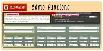 En la nube TIC: Typetester – Comparador de fuentes tipográficas en pantalla | TECNOLOGÍA_aal66 | Scoop.it