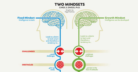 Fixed vs. Growth: The Two Basic Mindsets That Shape Our Lives –The Marginalian | Professional Learning for Busy Educators | Scoop.it