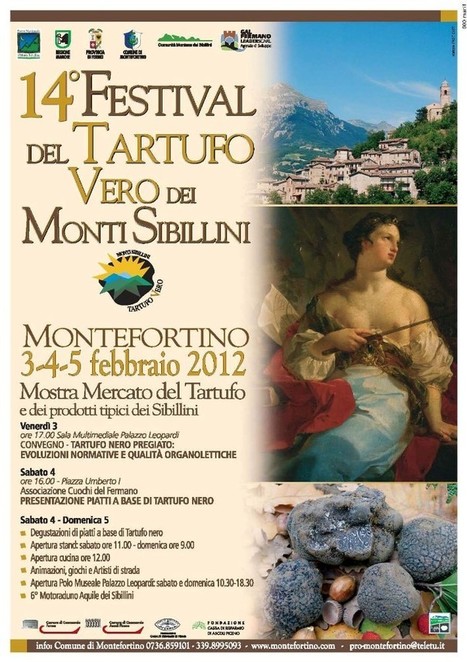 Montefortino: XIV Black Truffle Festival of the Sibillini Mountains | Good Things From Italy - Le Cose Buone d'Italia | Scoop.it