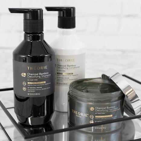 Theorie Charcoal Hair Care Shampoo Conditio