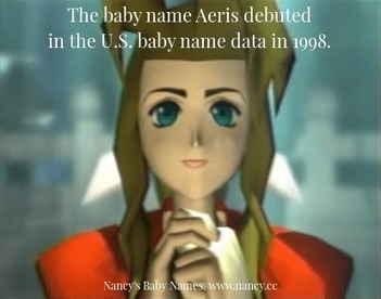 The Arrival of Aeris (and Aerith) – | Name News | Scoop.it