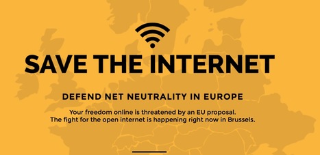 #SaveTheInternet - The fight for the open internet is happening right now in Brussels - #netneutrality | Digital #MediaArt(s) Numérique(s) | Scoop.it