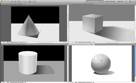 How to Apply Light, Shading, and Shadow to Round Objects | Psdtuts+ | photoshop ressources | Scoop.it
