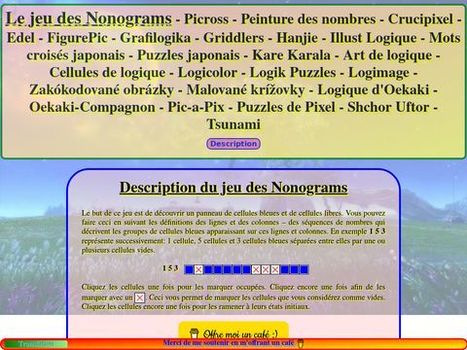 Jeu des Nonograms | Sciences découvertes | Scoop.it