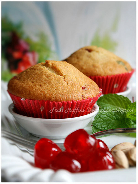 Liebe geht durch den Magen : Fruit Muffins | Brownies, Muffins, Cheesecake & andere Leckereien | Scoop.it