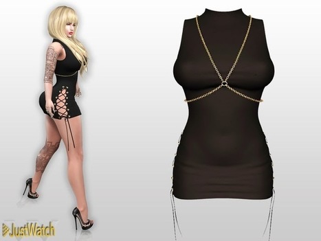 Market Way: [MW] Market Way -Lace Up Dress !PROMO 75L!!! | 亗 Second Life Freebies Addiction & More 亗 | Scoop.it