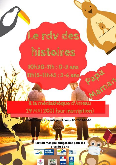 Le Rendez-vous des Histoires reprend le 29 mai à la Médiathèque d'Arreau | Vallées d'Aure & Louron - Pyrénées | Scoop.it