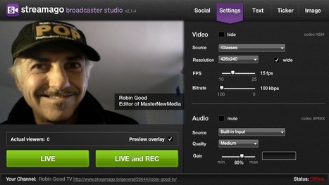 White Label Live HD Video Streaming and Playlist Broadcasting with Streamago.tv | Online Collaboration Tools | Scoop.it