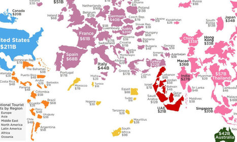 Mapped: The World's Top Countries by Tourist Spending | IELTS, ESP, EAP and CALL | Scoop.it