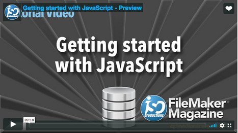 Getting started with JavaScript | ISO FileMaker Magazine | Learning Claris FileMaker | Scoop.it