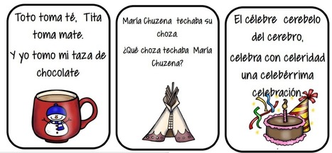 20 divertidas Tarjetitas de trabalenguas -Orientacion Andujar | Espa&ntilde;ol para los m&aacute;s peque&ntilde;os | Scoop.it