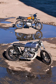 Jarred's 1975 CB750 Four & Christian's CB350 Twin | Cafe racers chronicles | Scoop.it
