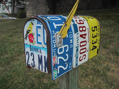 Old Plates Don't Die They Just Mailbox Away! | 1001 Gardens ideas ! | Scoop.it