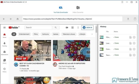 MiniTool uTube Downloader : un logiciel gratuit pour télécharger et convertir facilement les vidéos de YouTube | Freewares | Scoop.it