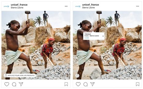 La première campagne de com' utilisant Instagram Shopping est signée UNICEF | Environnement Digital | Scoop.it