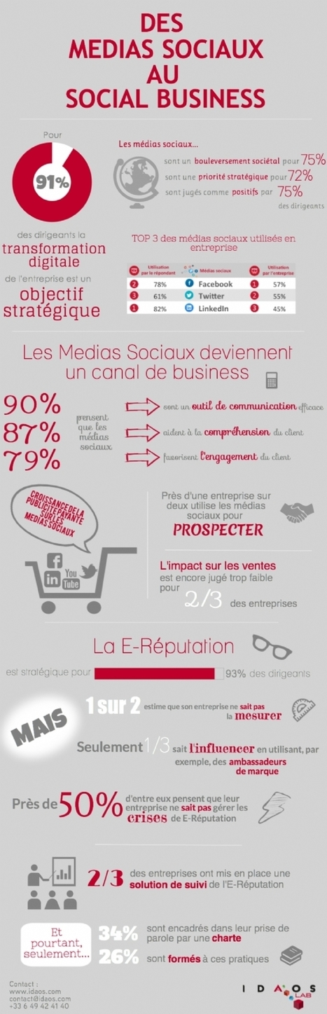Infographie | Les réseaux sociaux : un canal de business encore mal maîtrisé | Le métier de community manager | Scoop.it