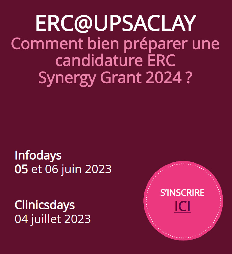ERC Synergy Grant 2024 Inscriptions ouvertes