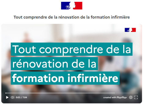 📌Vid&eacute;o 🖥️ Tout comprendre de la r&eacute;novation de la formation infirmi&egrave;re&nbsp; | CREADOC Nice | Scoop.it