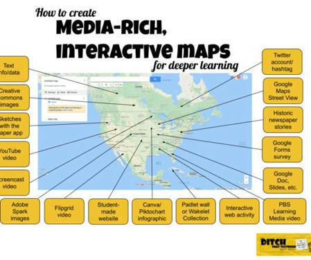 How to create media-rich, interactive maps for deeper learning | Help and Support everybody around the world | Scoop.it