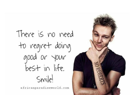 You Should Never Regret A Day In Your Life | Smile & Move Forward Today | Christian Inspirational Blog | Scoop.it