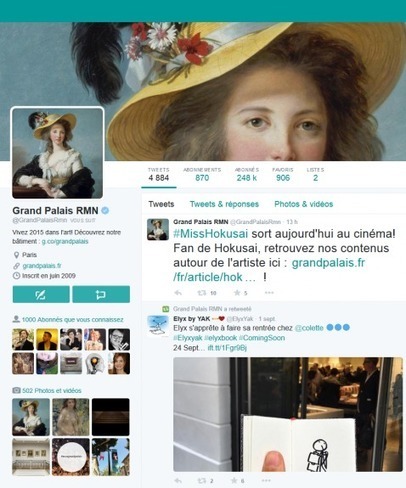 Top 40 des musées et monuments français sur facebook et twitter (3 septembre 2015): les performances de l'été 2015 | Albi - Veille e-tourisme | Scoop.it