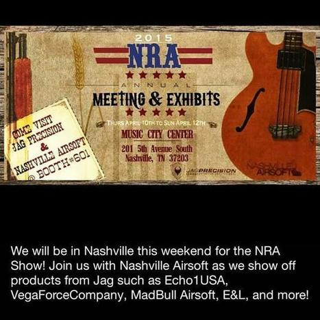 AIRSOFT AT THE NRA Annual Meeting! - Jag Precision on Twitter | Thumpy's 3D House of Airsoft™ @ Scoop.it | Scoop.it