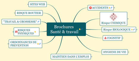 Brochures  Sant&eacute; & travail | Cartes mentales | Scoop.it