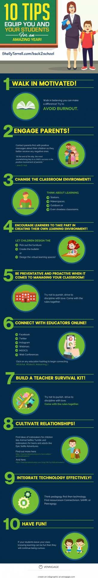 Infographic! 10 Back to School Tips for an Awesome Year! – Shelly Terrell | iGeneration - 21st Century Education (Pedagogy & Digital Innovation) | Scoop.it