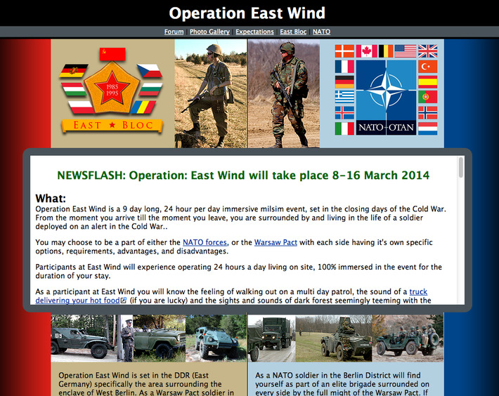 Operation East Wind is ON FOR 2014! - OP East Wind WEBSITE! | Thumpy's 3D Airsoft & MilSim EVENTS NEWS ™ | Scoop.it