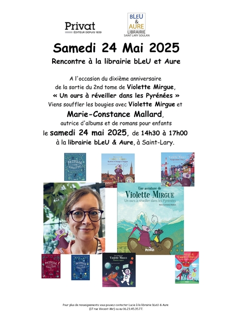 Rencontre avec Violette Mirgue et Marie-Constance Mallard le 24 mai à Saint-Lary Soulan | Vallées d'Aure & Louron - Pyrénées | Scoop.it