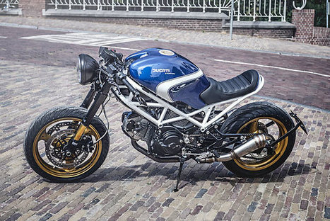 BADA-BING BADA-ZOOM. Wrench Kings’ ‘Mobster’ Ducati Monster Cafe Racer - Pipeburn.com | Ductalk: What's Up In The World Of Ducati | Scoop.it