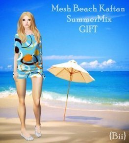 {Bii}Mesh Beach Kaftan | 亗 Second Life Freebies Addiction & More 亗 | Scoop.it